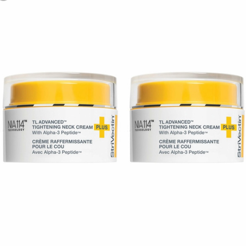 StriVectin TL Advanced Tightening Neck Cream PLUS - Yellow/White Jar (Set of 2)